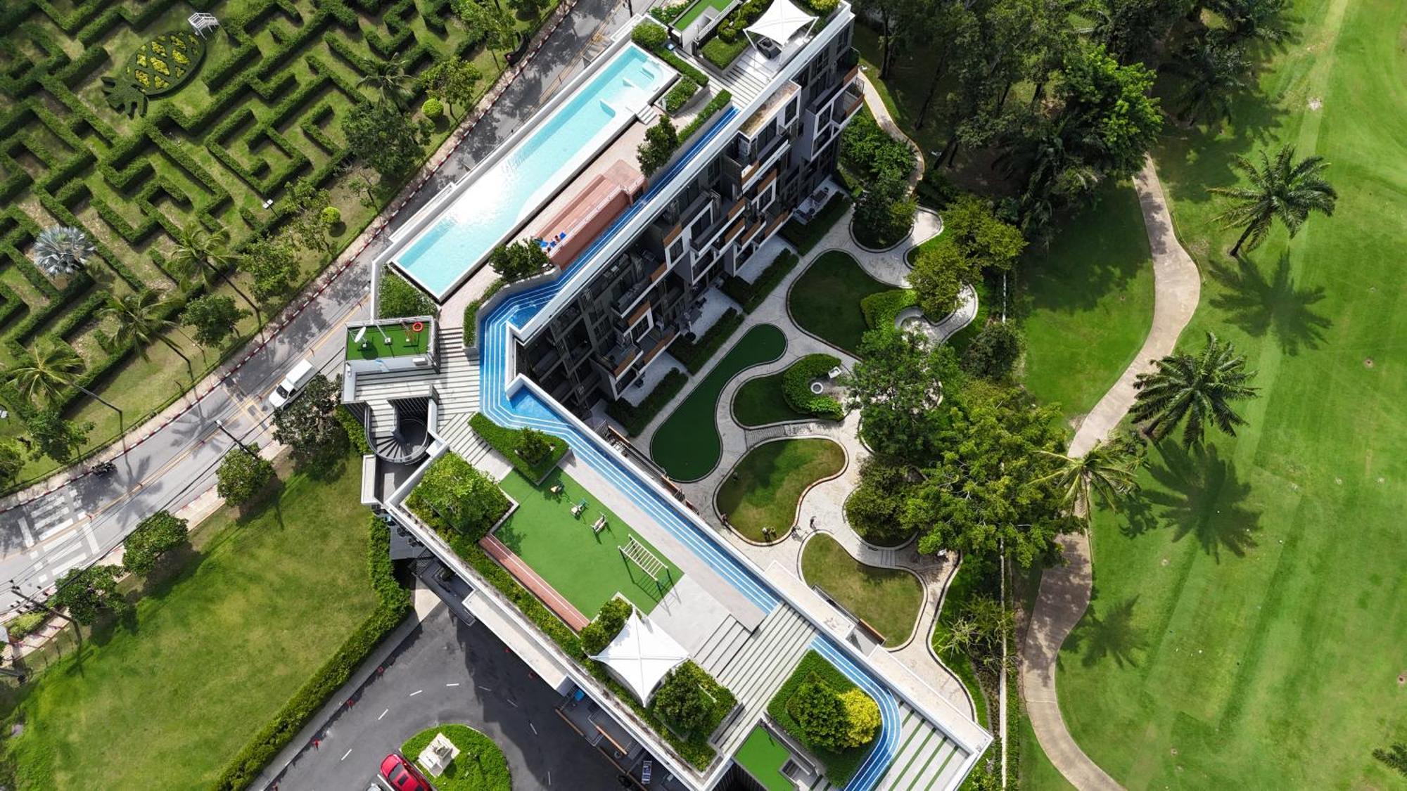 Sky Park Laguna 1Bdr Lake View Таланг Экстерьер фото